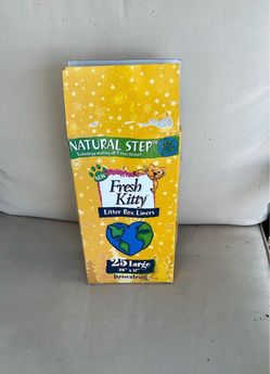 Fresh Kitty Litter Box Liners Large