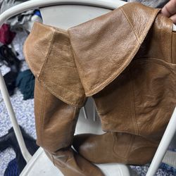 Womens Brown Leather Boots