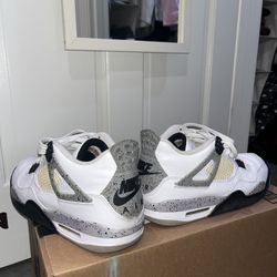 Nike Air Jordan 4 White Cement 2016 size 12