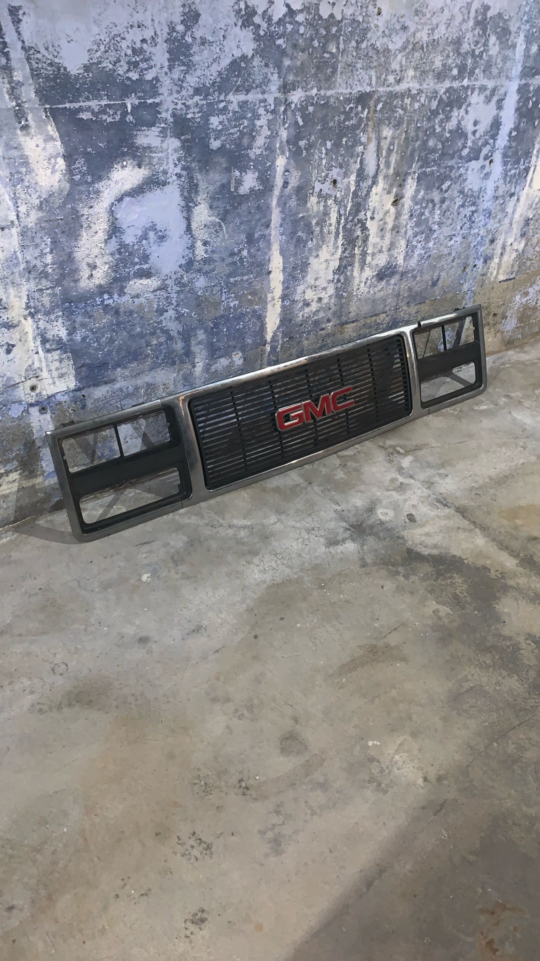 Oem Factory 87-91 Quad Headlight Gmc Grill Square body