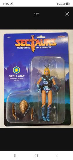 WALMART EXCLUSIVE.  SECTAURS. WARRIORS OF SYMBION. STELLARA 7 " ACTION FIGURE.