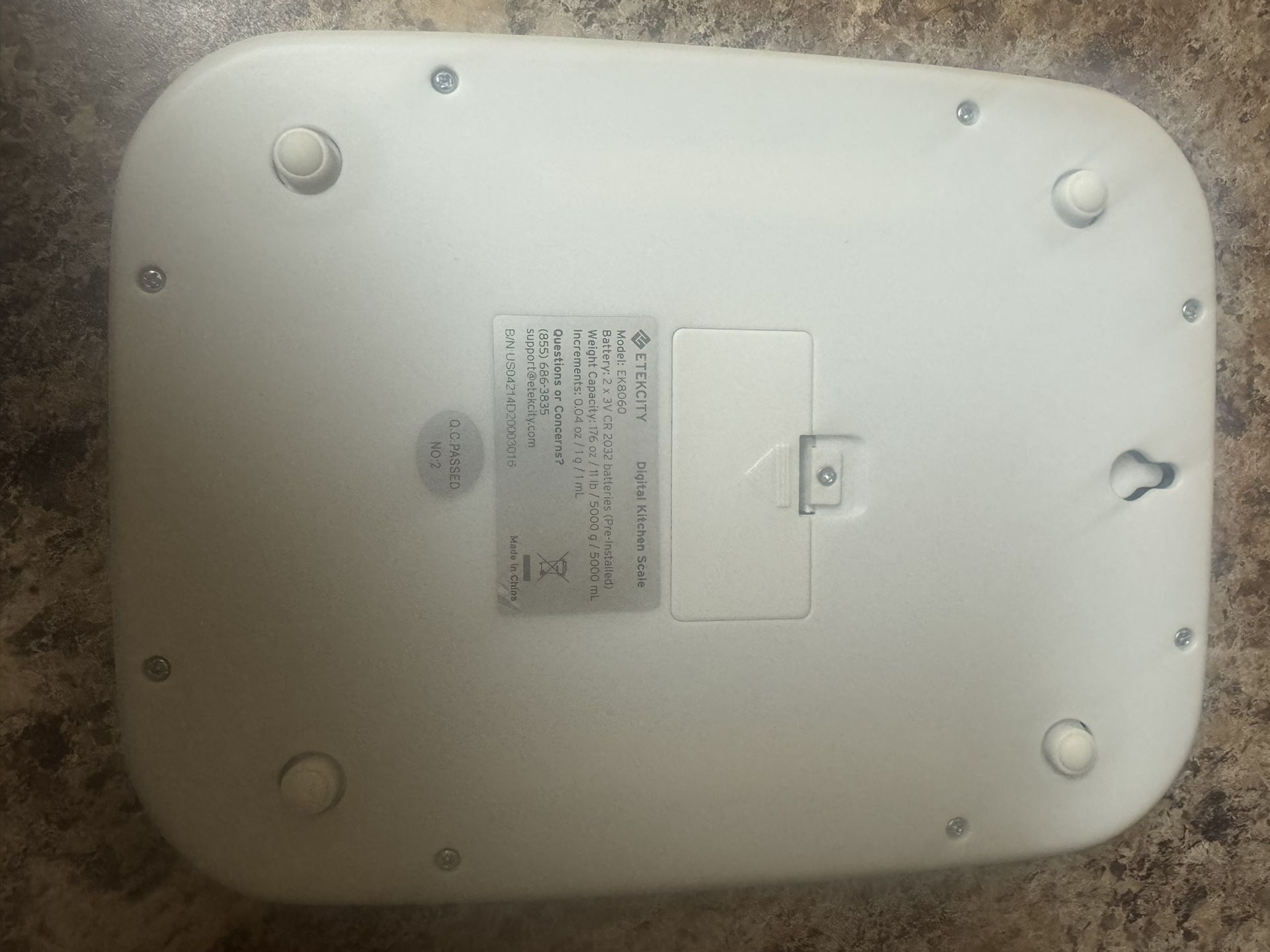 Black Kitchen Digital Scale