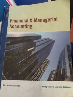 Financial & managerial accounting