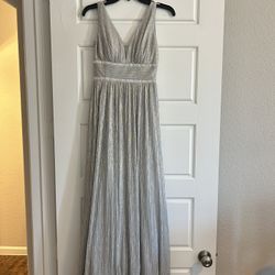 Silver dress, Prom Dress