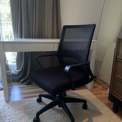 Ergonomic Desk Gaming Chair - Black