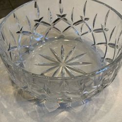Gorham Lead Crystal Lady Anne Salad Serving Bowl