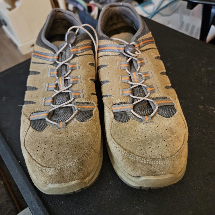 Dr. Scholls Mens Shoes Gell Technology Size 10 Tan Beige