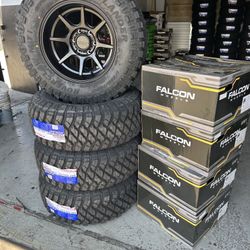 17" Falcon Off Road Wheels And MT Tires Installed 