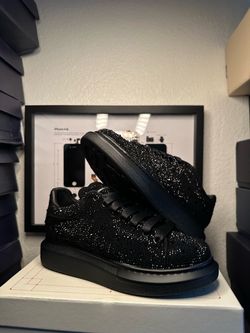 Alexander McQueen black all diamond