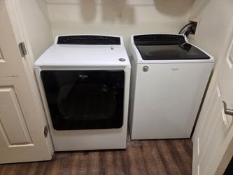 Whirlpool washer and gas dryer