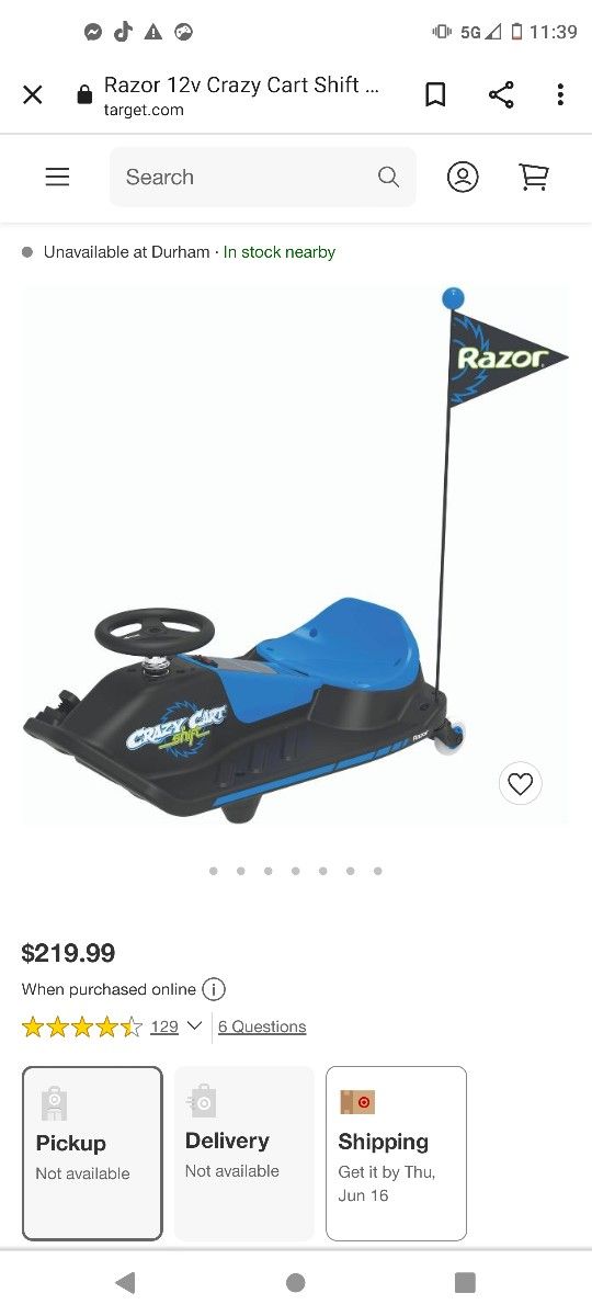 Crazy Cart