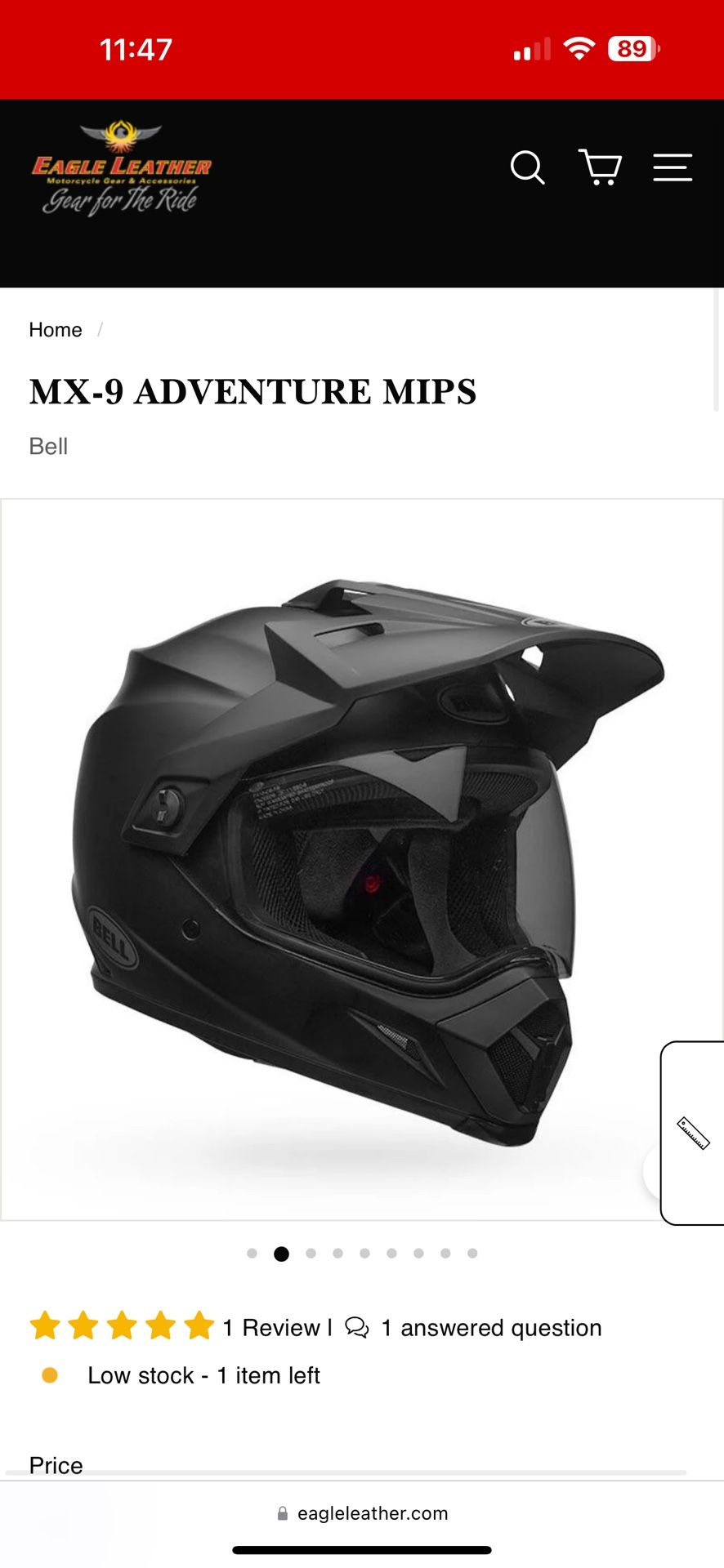 MX-9 BELL Helmet