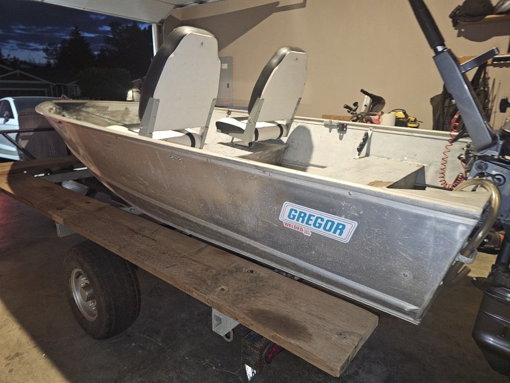 Gregor 12ft Welded Aluminum Boat 