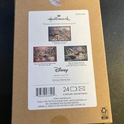Hallmark Disney Christmas Cards. Unopened pack of 24.