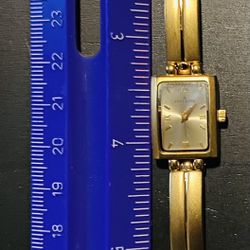 Anne Klein Women’s Gold-Tone Dress Watch 