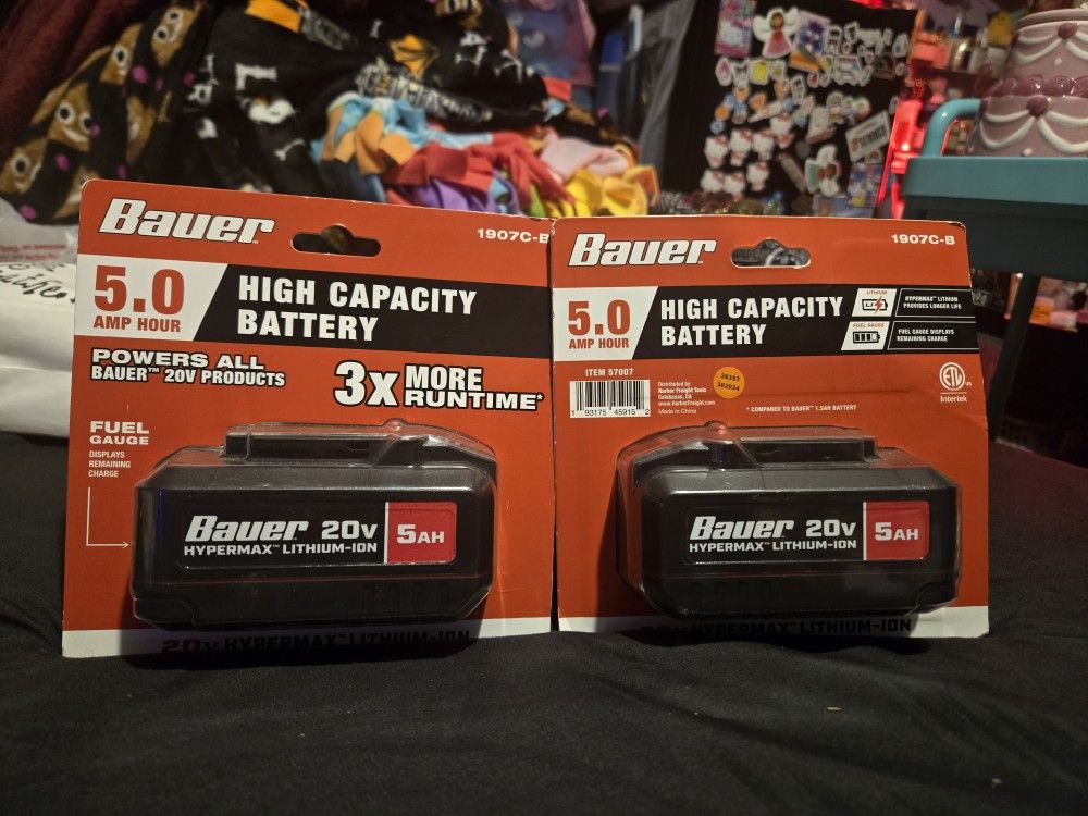 2 Bauer Batteries