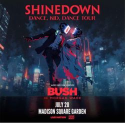 3 Shinedown Concert Tickets Madison Square Garden 