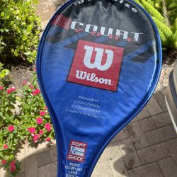 Wilson tennis racquet court zone 