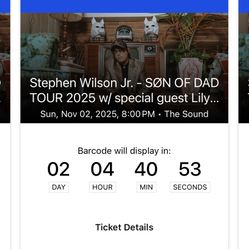Steven Wilson Jr. Tickets