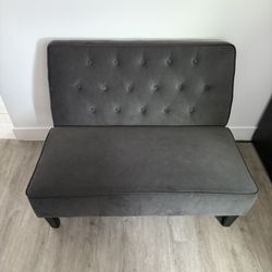 Small Armless Couch Love Seat 