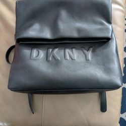 DKNY Black Tilly Medium Backpack Purse 