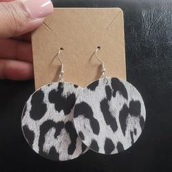 Handmade Double Sided Circle Earrings 