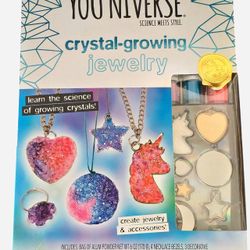 Youniverse crystal jewelry growing kit