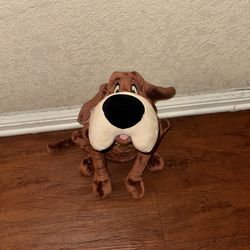 19” 'Trusty' Bloodhound Dog Lady & The Tramp Disney Store Plush Large Brown