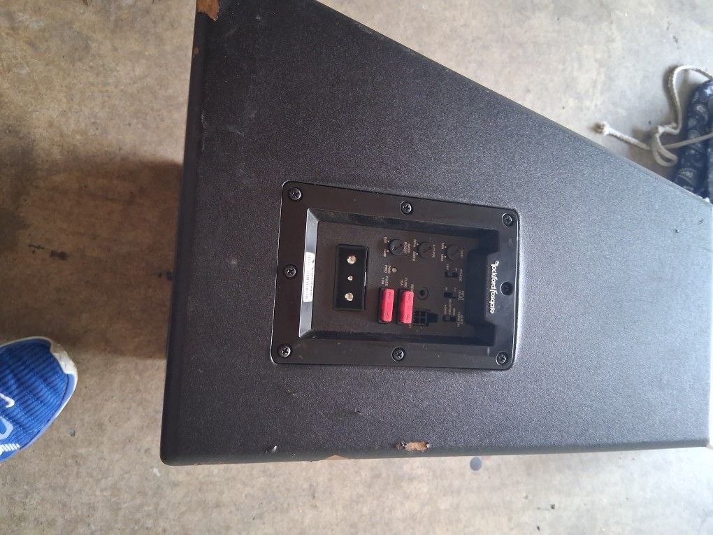 Rockford Fosgate 12 With Amp