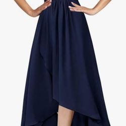 Navy blue hi low dress NEW