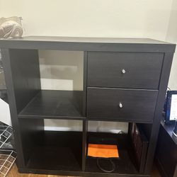 2 Drawer File Cabinet, Lateral Filing Cabinet with Shelves
