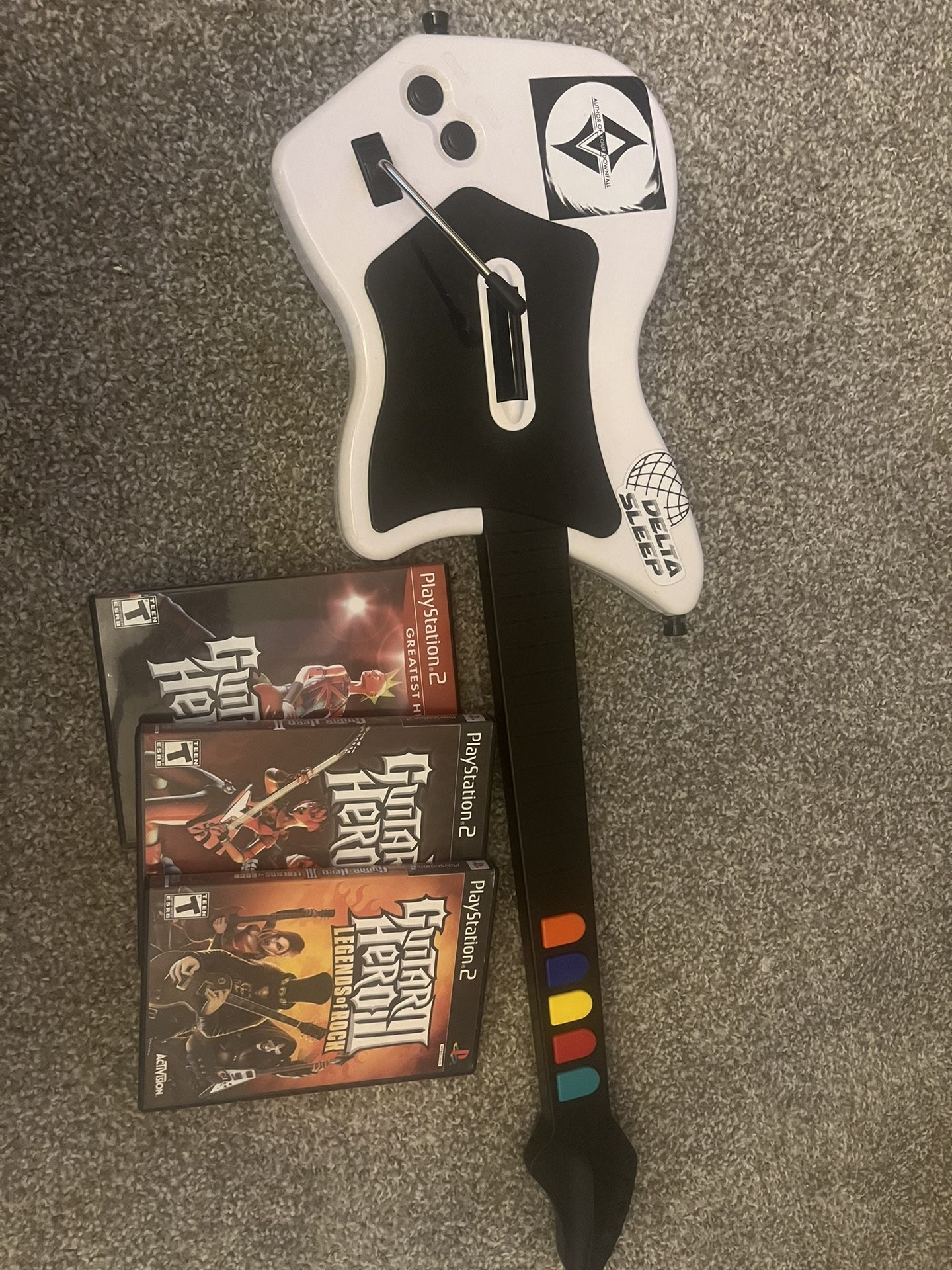 PS2 Guitar Hero Guitar Bundle 