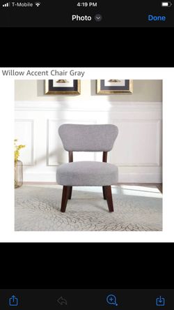 Willow Accent Chair Gray