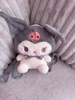 Kuromi plushie backpack