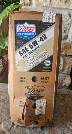 Lucas Full Synthetic European 5W-40 Motor Oil – 6 Gallon Boxes