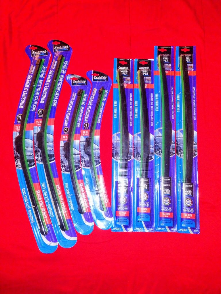 NEW hybrid all season windshield wiper 16" 18" 22" 24" 26" / nuevo limpiaparabrisas