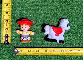Fisher Price Little People Disney Toy Story Jessie Cowgirl Rodeo+Horse Toys GUC