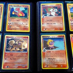 Vintage Mid-Era Pokemon Binder Collection Holo Shadowless eReaders Base Set Delta Species Gym