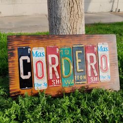 Custom Name Wall Plaque