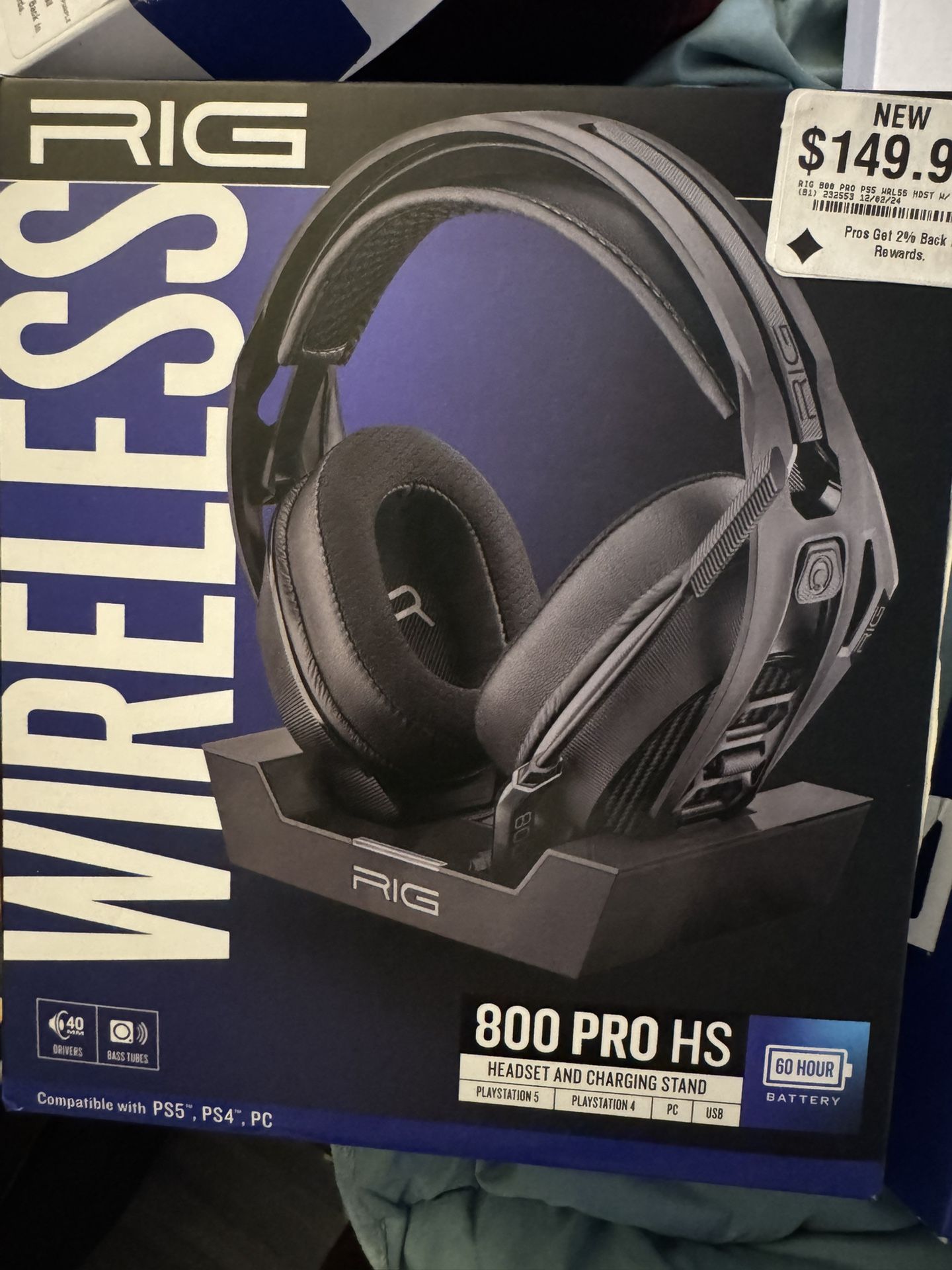 Brand New Wireless RIG PS5 Gamer Headset