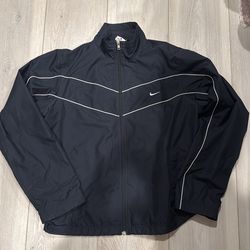 Vintage Nike windbreaker zip up blue