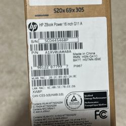 HP Zbook 16in G11 A (AMD Ryzen 9, Nvidia 3000ADA)