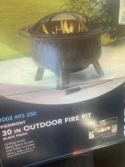 Fire Pit With Cooking Grate
