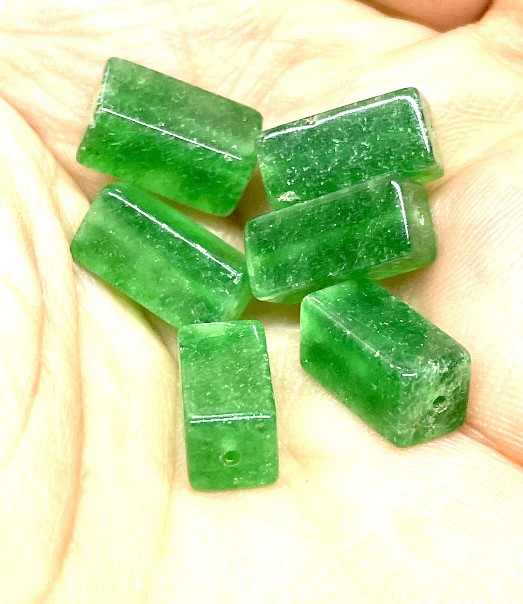 Lot Of 7mm Green Onyx Beads