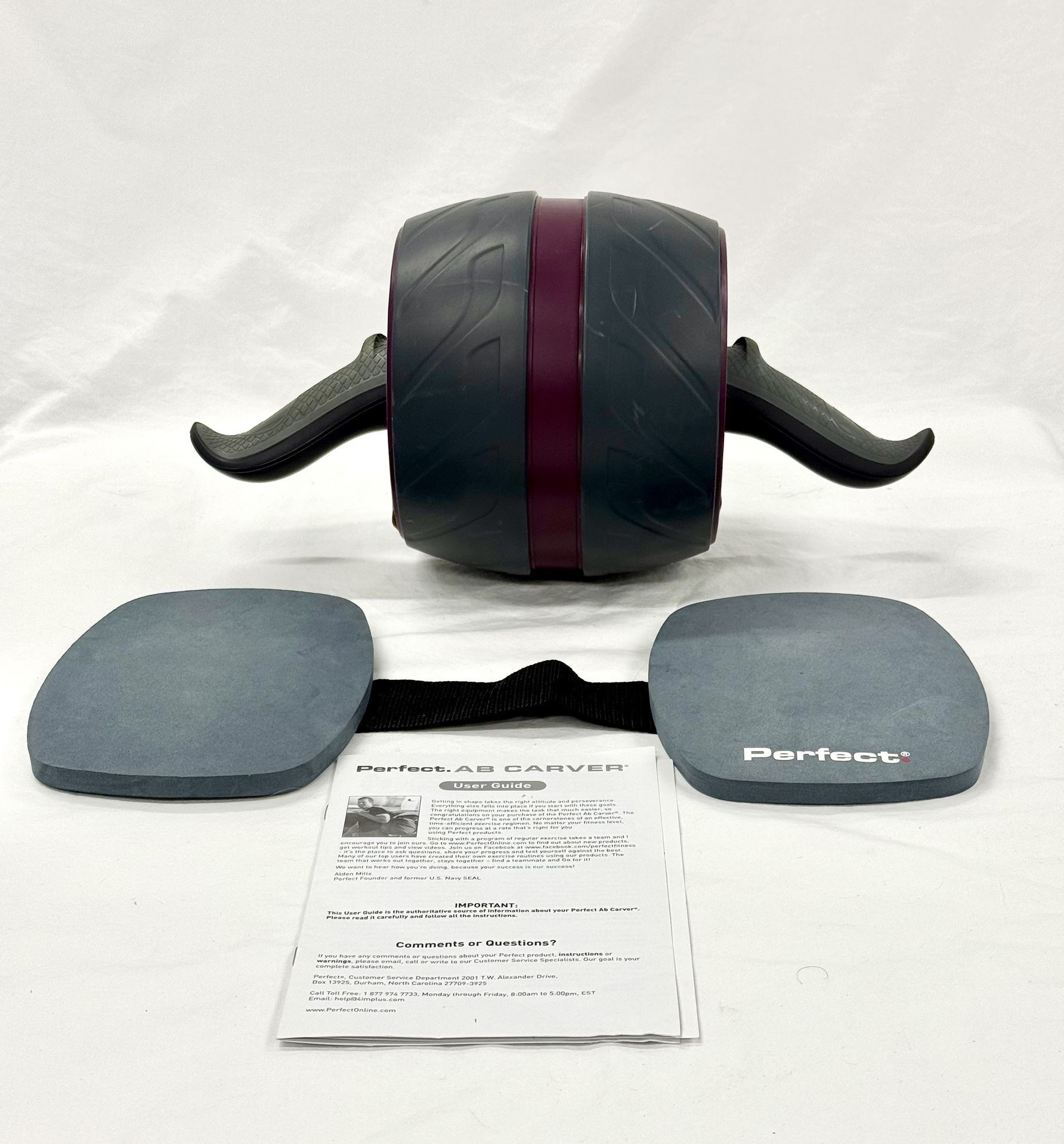 Perfect Fitness Ab Carver PRO Roller Wheel With Built In Spring Resistance