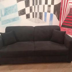 Large Black Sofa Couch