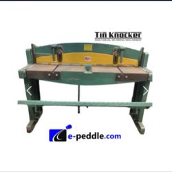 Tin Knocker 52 " Jump Shear - # TK-1652 16 GA -Foot Operated Shear (Excellent Condition)