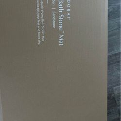 Dorai Home Bath Stone Mat 23.6"x15.4" – Quick-Dry, Non-Slip Diatomite Stone Bath Mat for Bathroom, Z