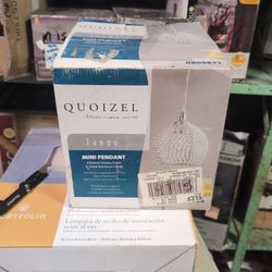 Quoizel Tango Mini Pendant Chrome Finish