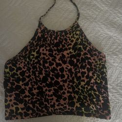 Rainbow Cheetah print Top